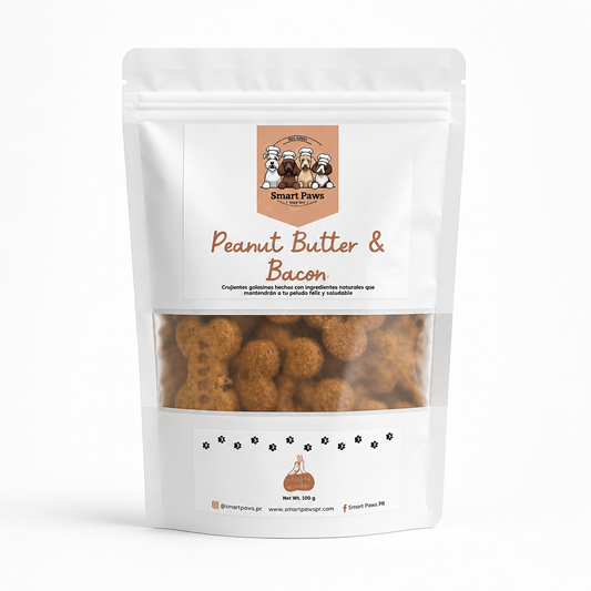 Peanut Butter & Bacon | Dog Treats